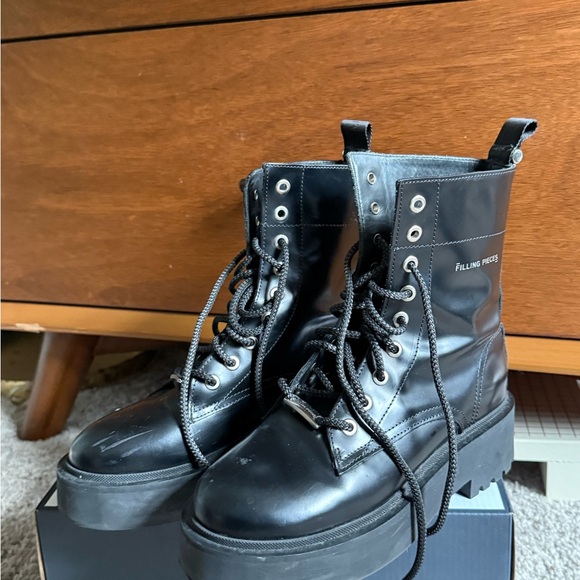 Filling Pieces Black lace platform Booties size 36 - Picture 2 of 8